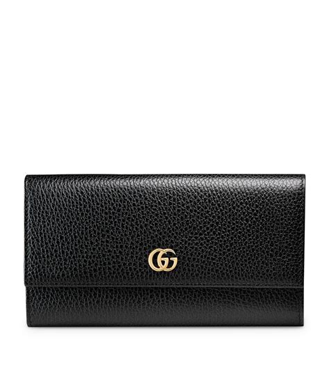 leather wallet gucci|gucci leather wallet women.